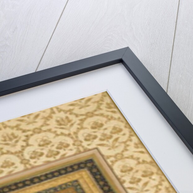 Jahangir holding a picture of the Madonna, inscribed in Persian: Jahangir Shah, Moghul, 1620 by Indian School