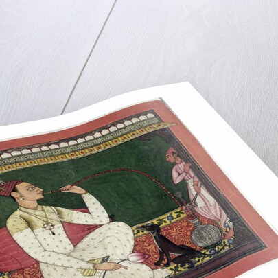 Raja Medini Pal, inscribed on the reverse in Takari characters 'bilauria medini pal', Basohli, Himachal Pradesh, Pahari School, 1735 by Indian School