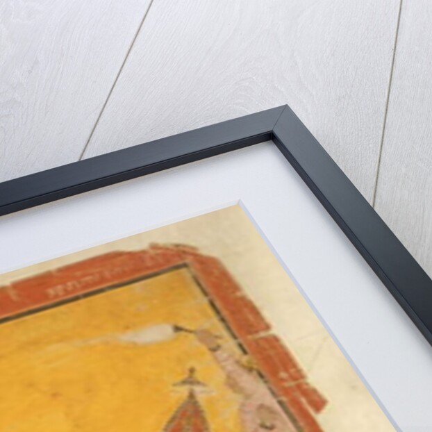 Gosain Narayan takes poison in the presence of Emperor Jahangir by Indian School