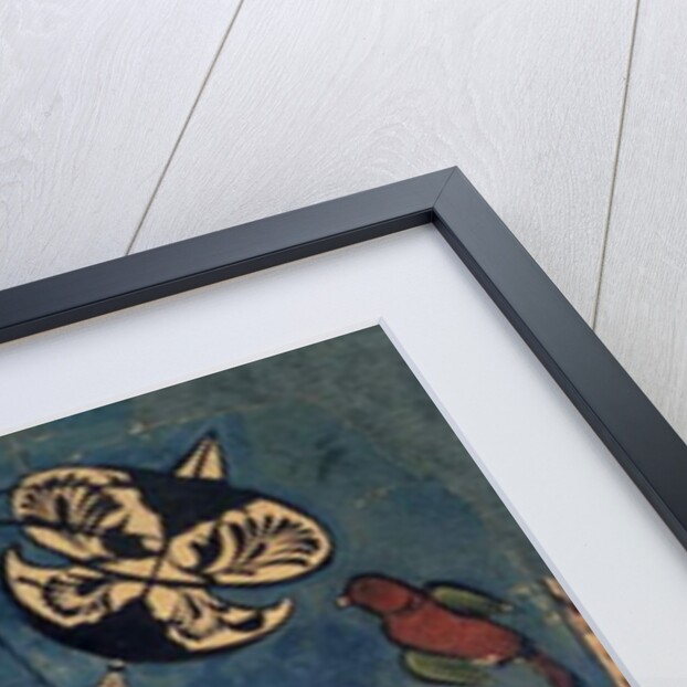 Girls flying kites, Kulu folk painting, Himachal Pradesh by Indian School