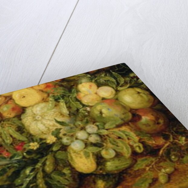 The Virgin and child in a garland of fruit and flowers, detail of animals, c.1614-18 by Jan & Rubens P.P. Brueghel