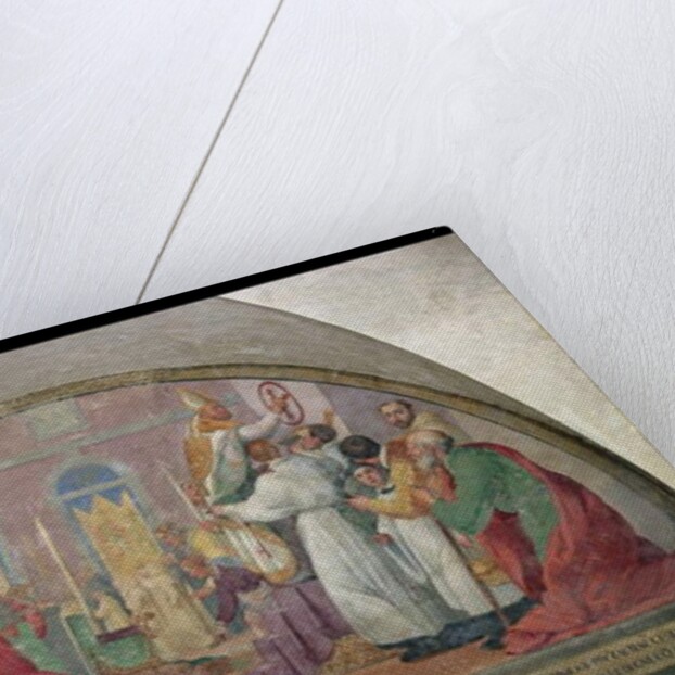 Pope Eugene IV Consecrating the convent of San Marco in 1442 by Alessandro Tiarini