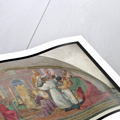 Pope Eugene IV Consecrating the convent of San Marco in 1442 by Alessandro Tiarini