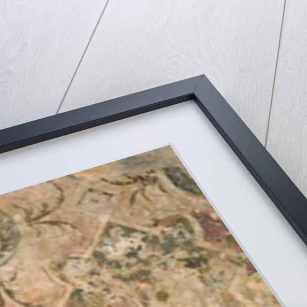 Fragment of a fresco decorated with coats of arms by School Italian