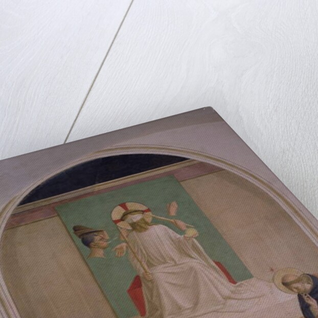 The Mocking of Christ with the Virgin and St. Dominic, 1442 by Fra Angelico