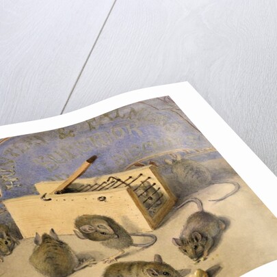 Mice and Huntley - Palmer' Superior Biscuits, c.1920 by Agnes Louise Holding