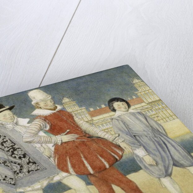 Mercutio and Benvolio - Romeo & Juliet, 1927 by Norman Wilkinson