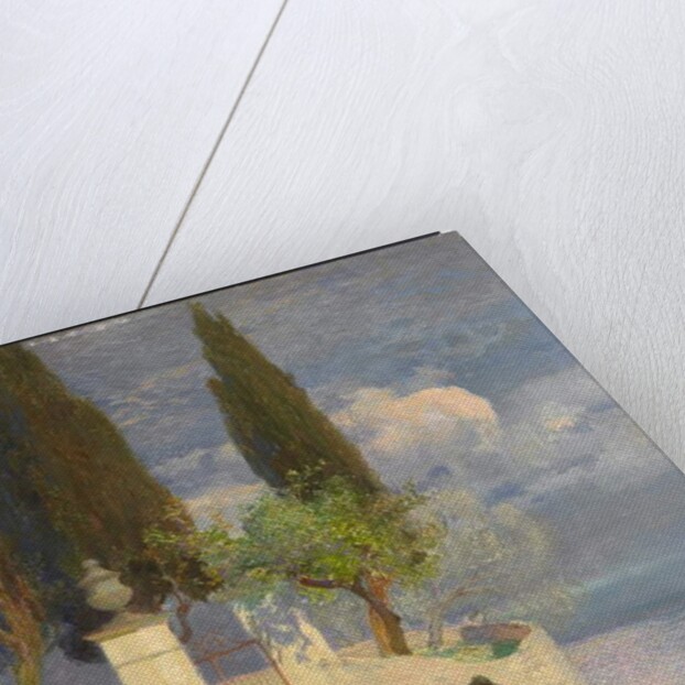 Driving Cattle, Lake Como, c.1900 by Joseph Walter West