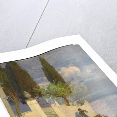 Driving Cattle, Lake Como, c.1900 by Joseph Walter West