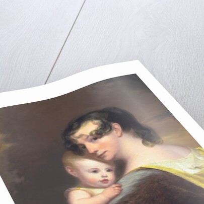 Portrait of Esther Fortune Warren and her daughter Hester, 1811 by Thomas Sully