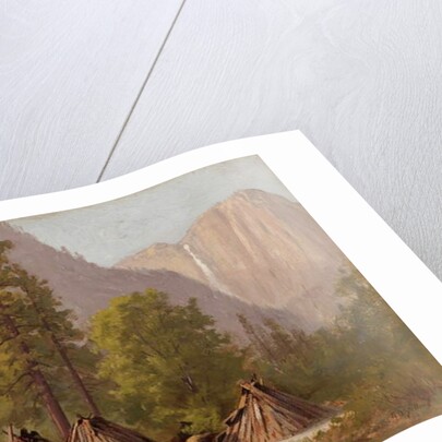 Yosemite Indian Village, 1874 by Raymond Dabb Yelland