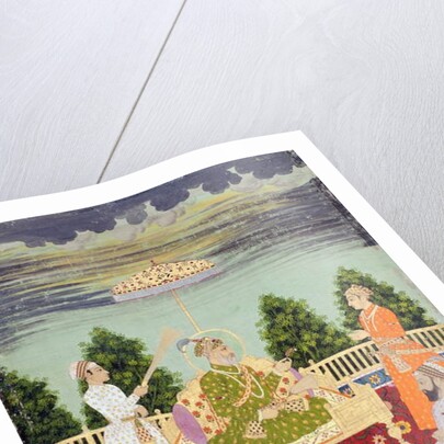 Bahadur Shah with his four sons and a grandson, c.1710 by Indian School