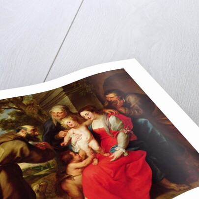 Holy Family with St. Francis, c.1625 by Peter Paul Rubens