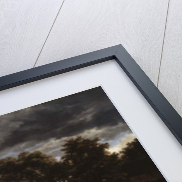 Wooded Landscape with a Waterfall, c.1660 by Jacob Isaaksz. or Isaacksz. van Ruisdael