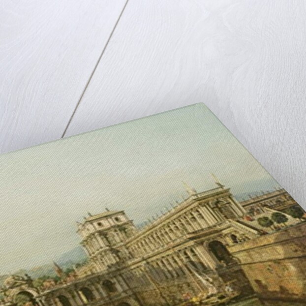 Architectural Capriccio, c.1765 by Bernardo Bellotto