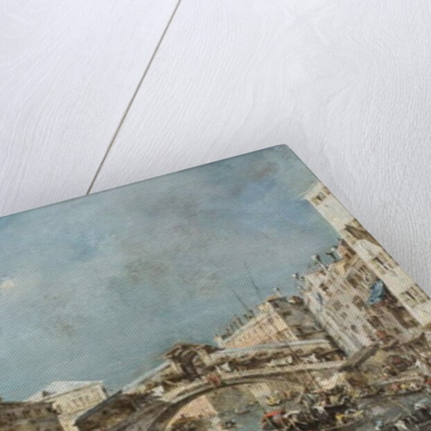 The Rialto Bridge, c.1775 by Francesco Guardi