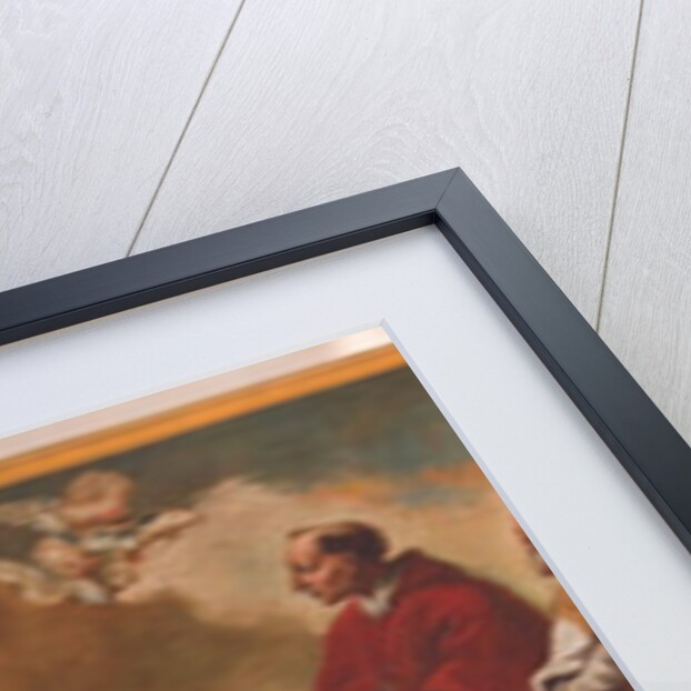 Madonna and Child with St. Anne Appearing to Sts. Anthony and Charles Borromeo, 1748 by Egidio dall' Olio