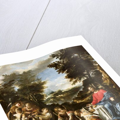 Christ Served by Angels, c.1650-1700 by Italian School