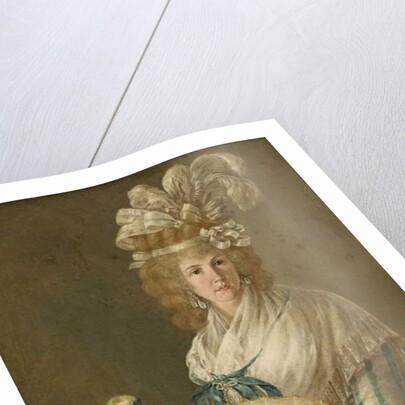 Portrait of a Lady with a Parrot, c.1785-90 by Luis Paret y Alcazar