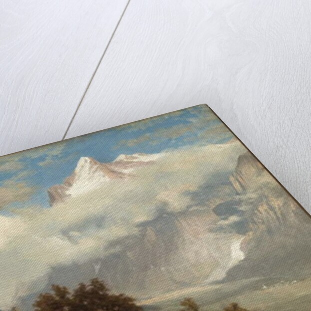 View of the Wetterhorn from the Valley of Grindelwald by Albert Bierstadt