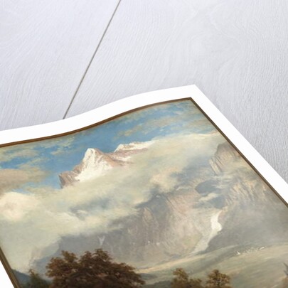 View of the Wetterhorn from the Valley of Grindelwald by Albert Bierstadt