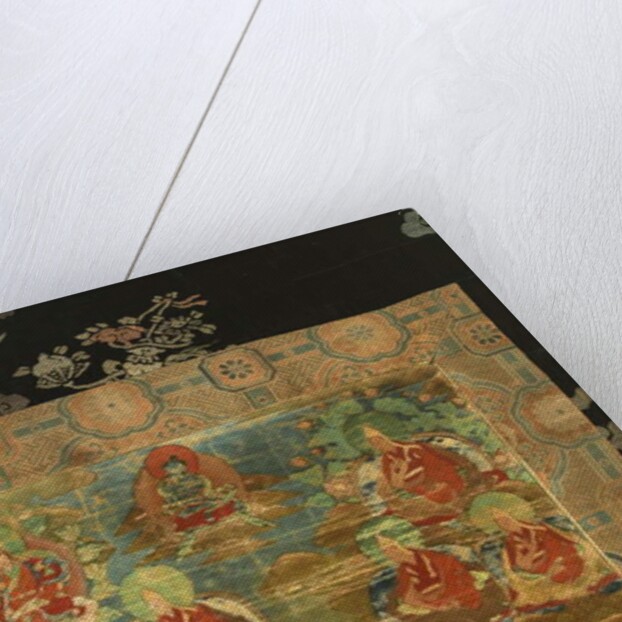 Detail of Third Panchen Lama Losan Penden Yeshe by School Tibetan