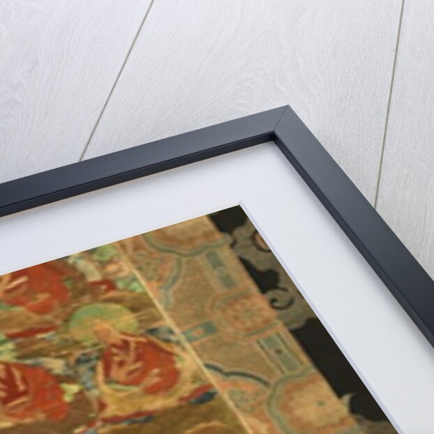 Detail of Third Panchen Lama Losan Penden Yeshe by School Tibetan