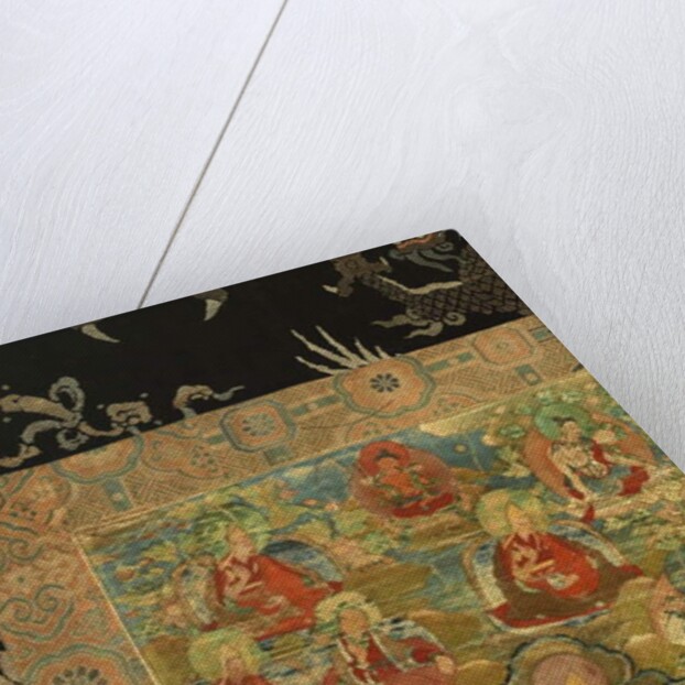 Detail of Third Panchen Lama Losan Penden Yeshe by School Tibetan