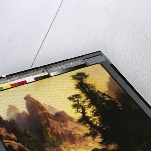 Below the Towers of Tower Falls, Yellowstone Park, 1909 by Thomas Moran