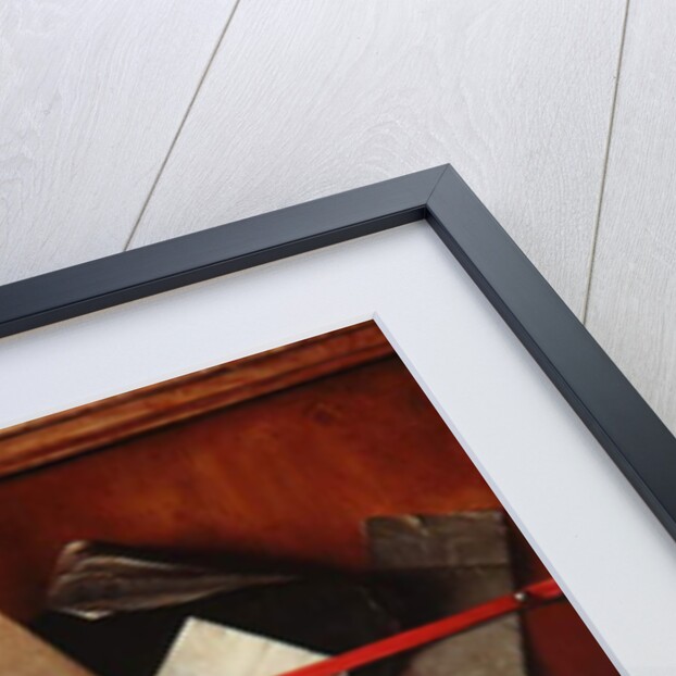 Feigned Letter Rack with Writing Implements, c.1655 by Samuel van Hoogstraten