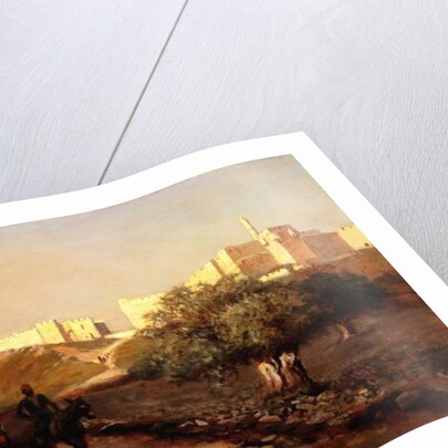 The Walls of Jerusalem, 1874 by Edwin Lord Weeks