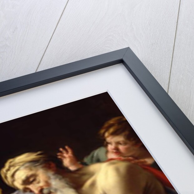 Æneas and His Father Fleeing Troy, c.1635 by Simon Vouet