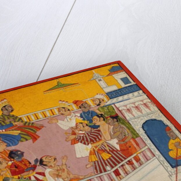 The wedding guests assemble, c.1700 by Indian School