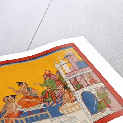 Rama bends his bow, c.1700 by Indian School