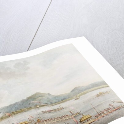 The Nawab of Murshidabad's boats on the Ganges, 1814 by Ram Sita