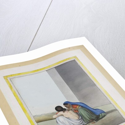 A woman cupping another, c.1815 by Indian School