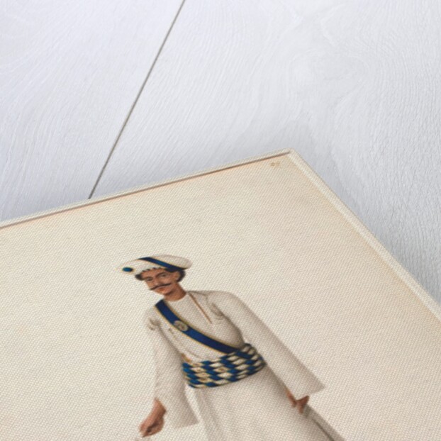 Harkarah with a letter, c.1846 by Shaik Muhammad Amir of Karraya