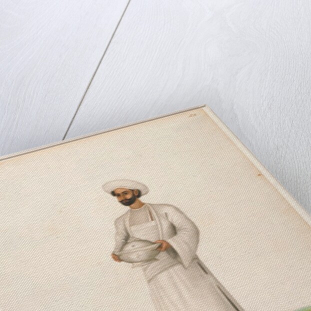 Khansama with a tureen, c.1846 by Shaik Muhammad Amir of Karraya