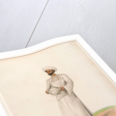 Khansama with a tureen, c.1846 by Shaik Muhammad Amir of Karraya