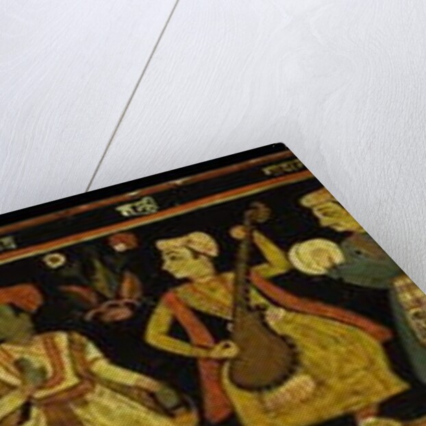 Book cover from a manuscript of a theatrical text by Nepalese School