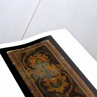 Book cover from a manuscript of a theatrical text by Nepalese School