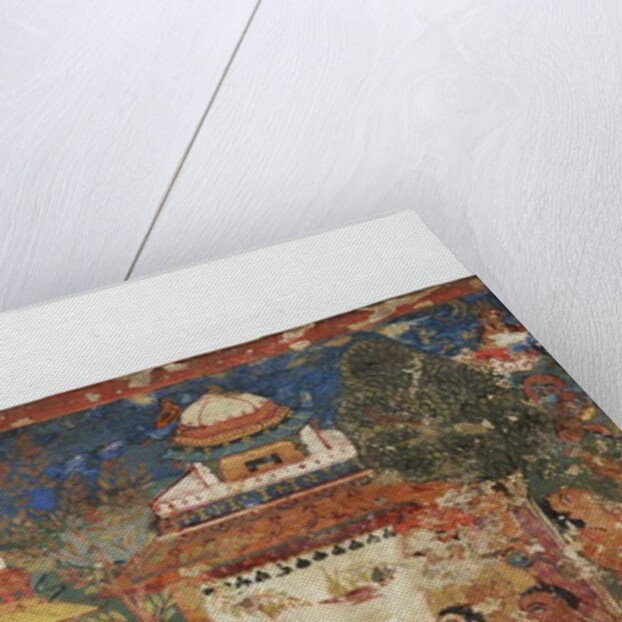 Detail from a Buddhist manuscript cover by Nepalese School