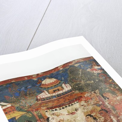 Detail from a Buddhist manuscript cover by Nepalese School