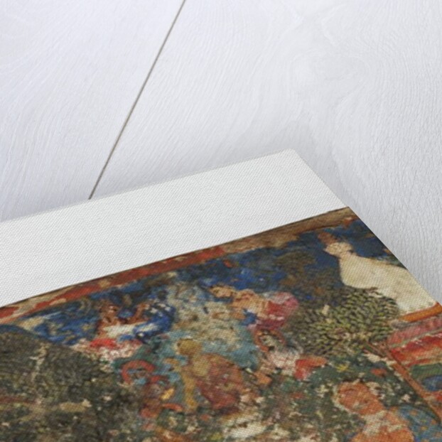 Detail from a Buddhist manuscript cover by Nepalese School