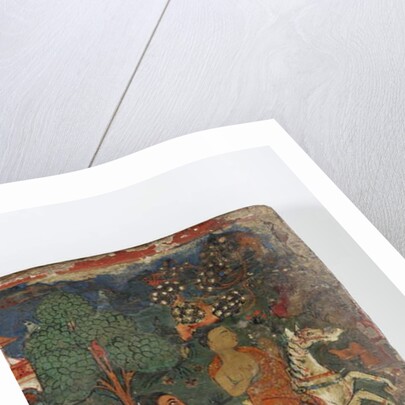 Detail from a Buddhist manuscript cover by Nepalese School