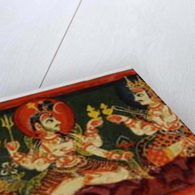 Book cover from a Shaiva manuscript by Nepalese School