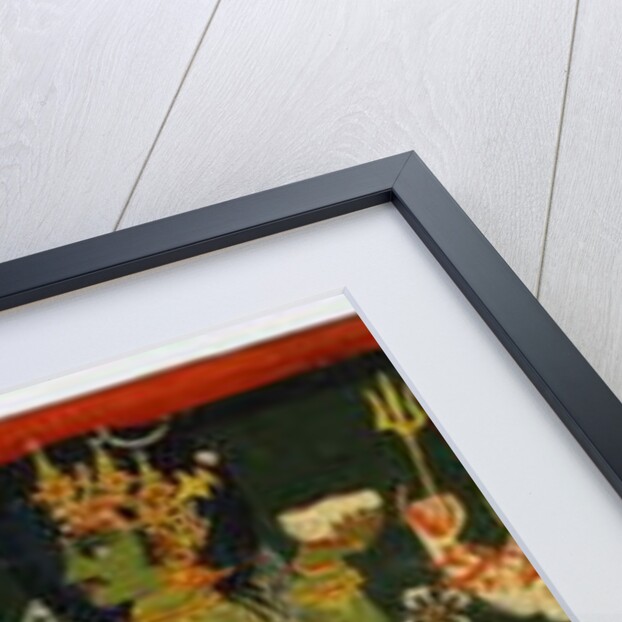 Book cover from a Shaiva manuscript by Nepalese School