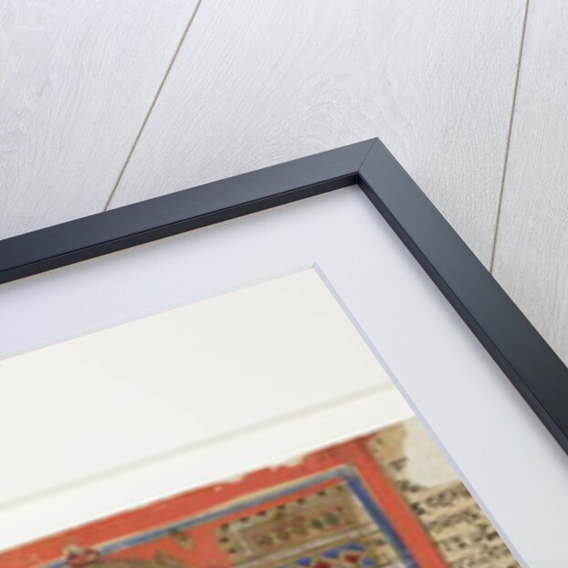 The Brahmani Devananda on her couch by Indian School