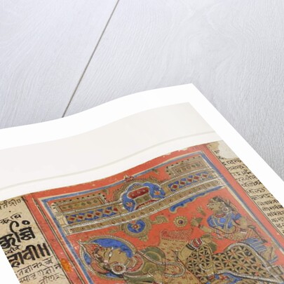 The Brahmani Devananda on her couch by Indian School