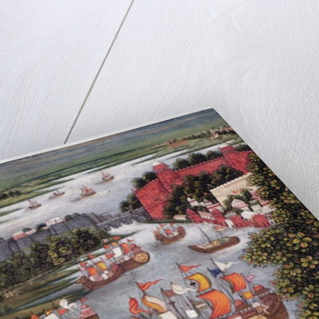 Festivities on a River, c.1825 by Indian School